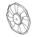 386116CJH01 - Belts &amp; Cooling: Engine Cooling Fan Blade for Acura Image