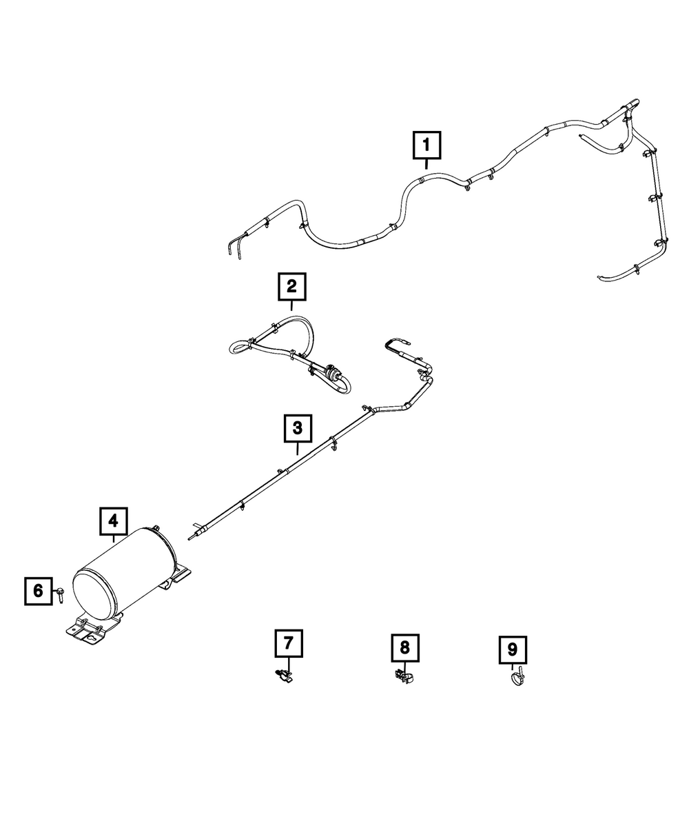 Air Line Assembly - Mopar (68349608AB)