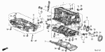 110005BAA00 - Engine: BLOCK ASSY., CYLINDER for Honda Image
