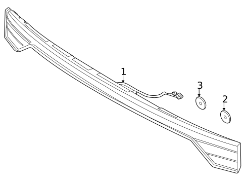 Reflector for 2023 Lincoln Aviator #0