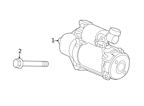 Starter for 2011 Honda Odyssey #1