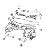 68141162AD - Body Sheet Metal Except Doors: Dash Panel for SRT: Viper Image