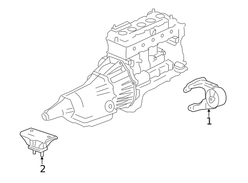 Engine & Trans Mounting for 2006 Isuzu i-280 #0