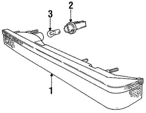 Signal Lamps for 1985 Volvo 760 #0