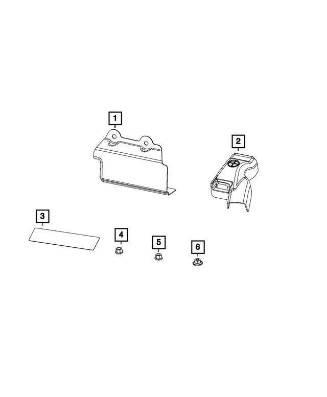 4610380AA - Electrical: Battery Cover for Mopar Image