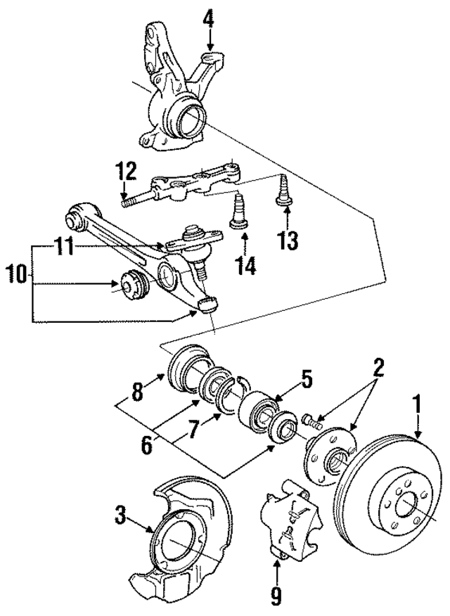 442232010 - : Wheel Bearing Seal Kit for Lexus Image