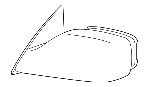 87907AC030 - : Mirror Glass for Toyota Image