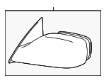 87910AC062A0 - : Mirror Assembly - Right - PASSENGER SIDE for Toyota: Avalon Image