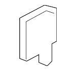4M1823633D9B9 - Body: Release Handle Bracket for Audi Image