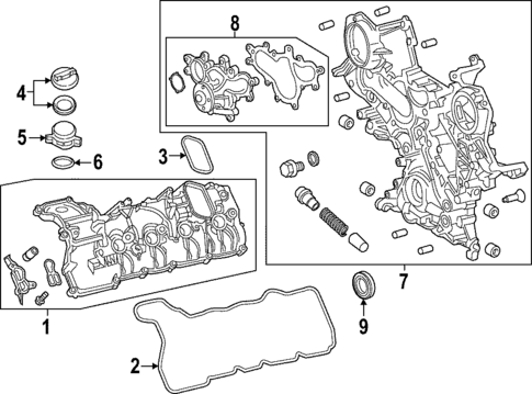 Valve & Timing Covers for 2024 Lexus IS500 #0