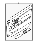 LR028129 - : Door Trim Panel for Land-Rover Image