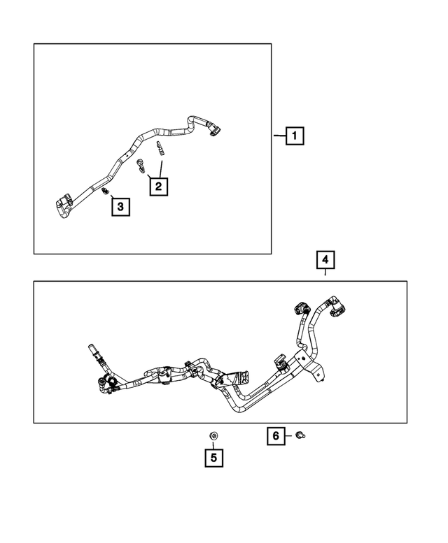 68307572AA - Fuel and Accelerator Pedal: Tie Strap Clip for Mopar Image image