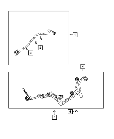 Fuel Lines and Tubes for 2022 Jeep Wrangler #1