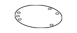 31306872461 - Suspension: Upper Plate Gasket for BMW Image
