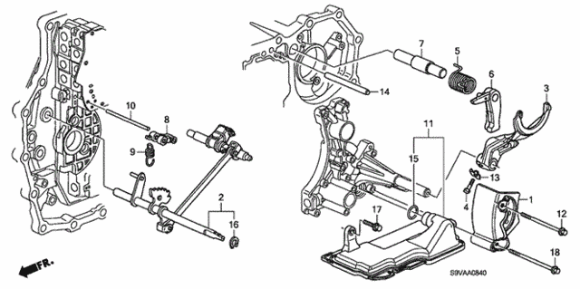 AT Shift Fork for 2008 Honda Pilot #0