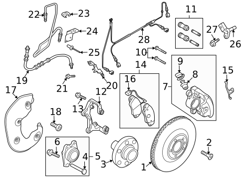 Brake Components for 2015 Audi A5 Quattro #0
