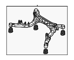 8K0505235AQ - Suspension: Suspension Cross-member for Audi Image