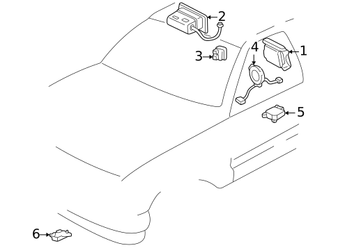 Air Bag Components for 2003 Hummer H2 #0