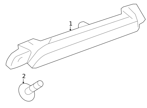 High Mounted Stop Lamp for 2014 GMC Terrain #0