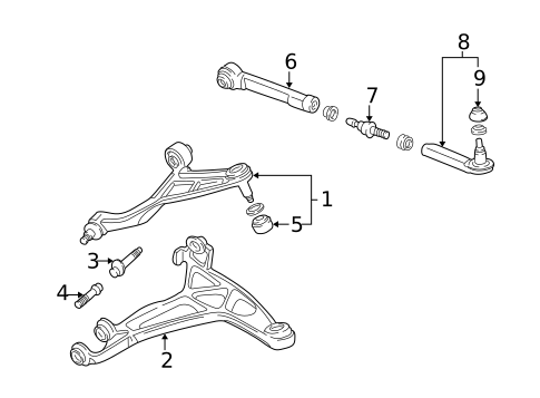 Rear Suspension for 1993 Acura NSX #0