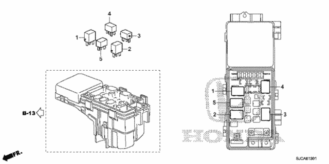 Control Unit (Engine Room) (2) for 2014 Honda Ridgeline #0