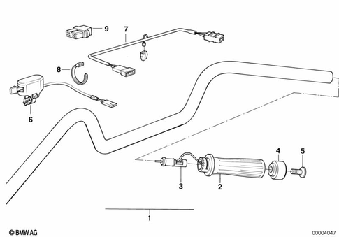 Motorcycle Handlebars for 1996 BMW-Motorrad R 100 R #1