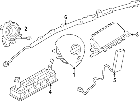 Air Bag Components for 2025 Nissan Kicks #0