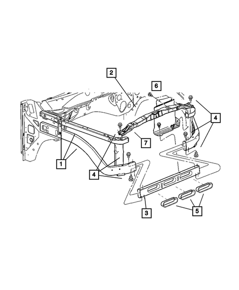 Radiator and Related Parts for 2006 Dodge Ram 1500 #1