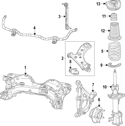 Front Suspension for 2025 Dodge Hornet #0