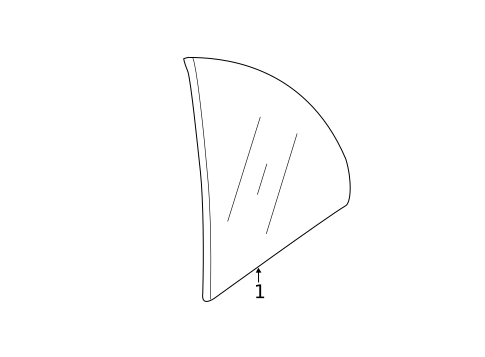 Glass & Hardware for 2019 Volkswagen Beetle #1