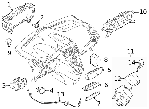Headlamp Components for 2019 Ford Transit Connect #2