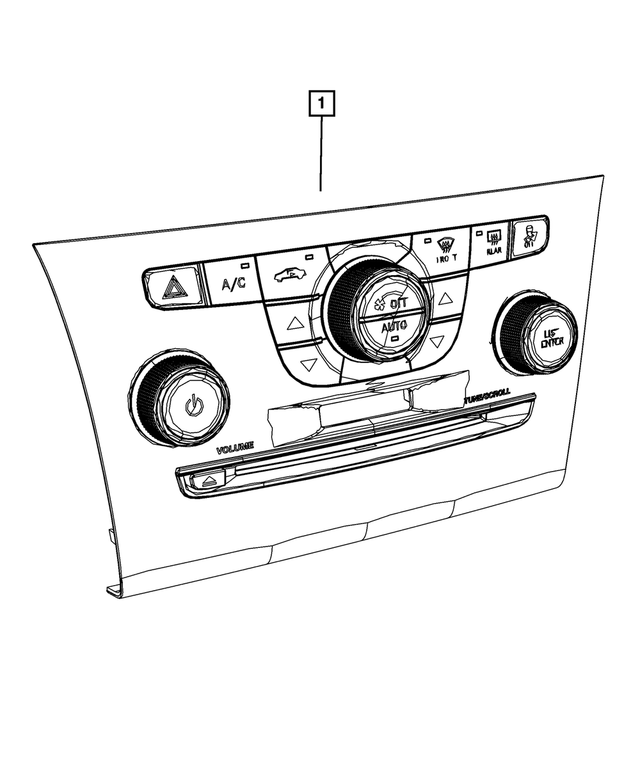 1UA83AAAAC - Electrical: Center Stack for Mopar Image