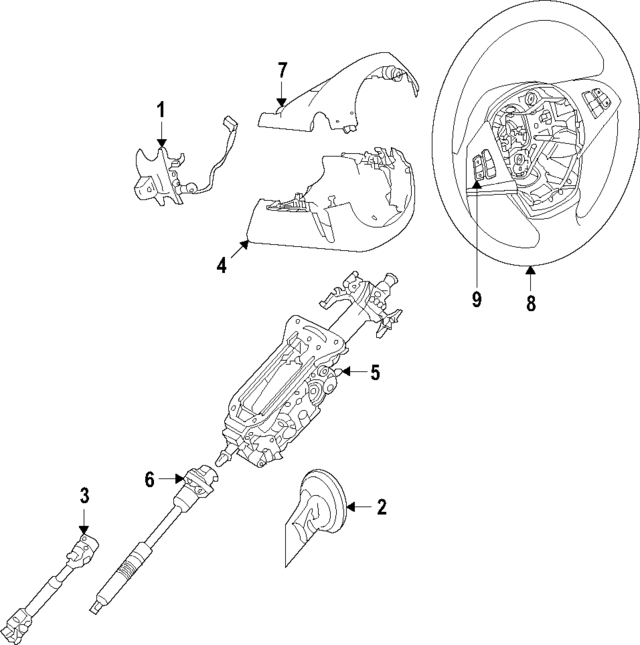 32308008180 - Steering: Steering Wheel for BMW Image