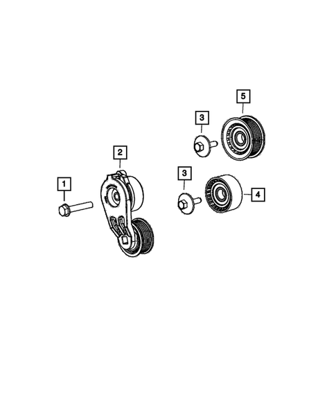 Pulleys and Related Parts for 2025 Chrysler Pacifica #0