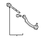 32106778548 - Steering: Tie Rod Assembly for Mini Image