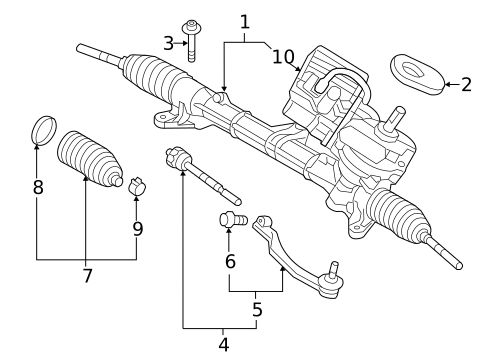 Steering Gear & Linkage for 2013 Mini Cooper #0