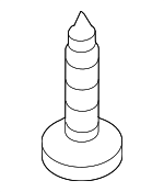 90103SDAA00 - Body: Splash Shield Screw for Honda: Civic, CR-V, Fit, Pilot, Ridgeline Image