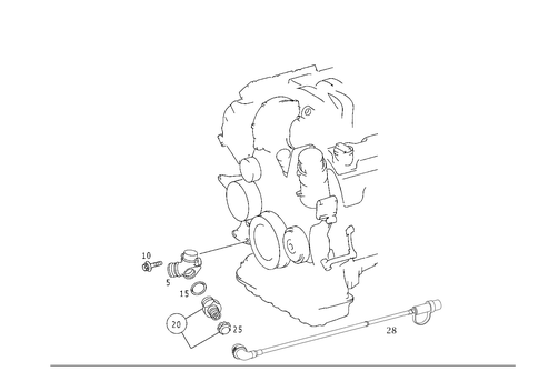 Cooling Water Pre-Heater for 2002 Mercedes-Benz S 55 AMG&reg; #0