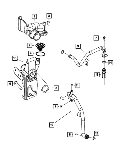 Water Pump and Related Parts for 2011 Ram 2500 #0