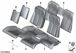 52208066574 - Seats: Upholstery, Seat, Perforated Leather for BMW Image