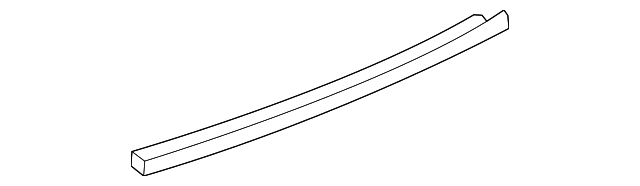 2014-2019 GM Rear Passenger Side Door Window Inner Sealing Strip ...