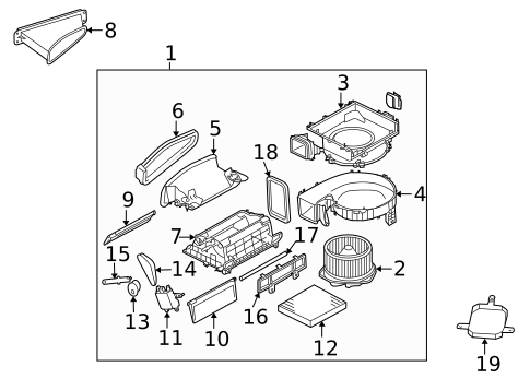 Blower Motor & Fan for 2007 Nissan Murano #0