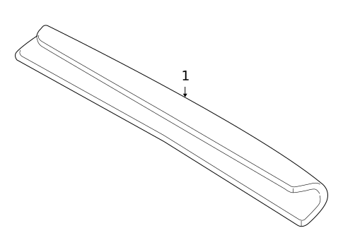 High Mounted Stop Lamp for 2010 Hyundai Accent #0