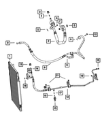68081641AF - Air Conditioners and Heaters: A/c Suction Line for Mopar Image