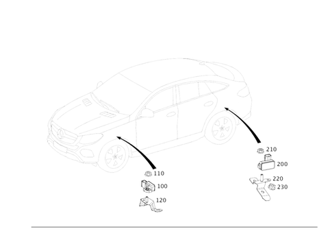 Electrical Parts for Suspension Adjustment for 2016 Mercedes-Benz GLE450 AMG #0