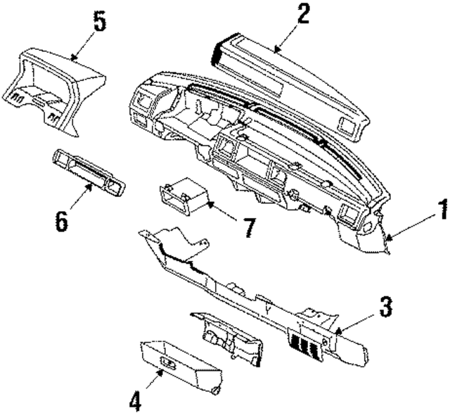 6850027R00 - : Glove Box for Nissan Image