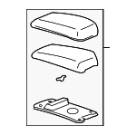 12365291 - Body: Armrest Assembly for Pontiac: Grand Am Image image