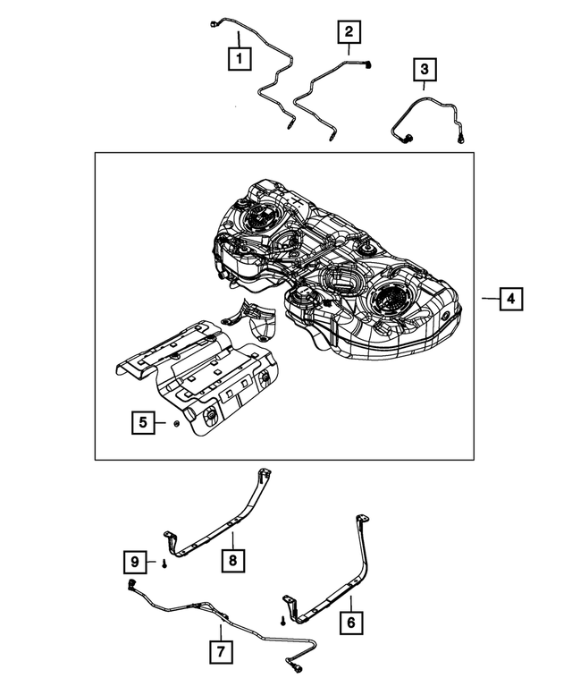 68142828AA - Fuel: Fuel Vapor Tube for Mopar Image