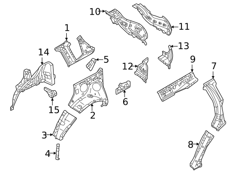 Inner Structure for 2022 Mitsubishi Outlander #0