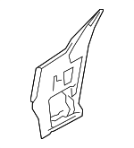 64150JK600 - Body: Apron Rear Panel for Infiniti Image